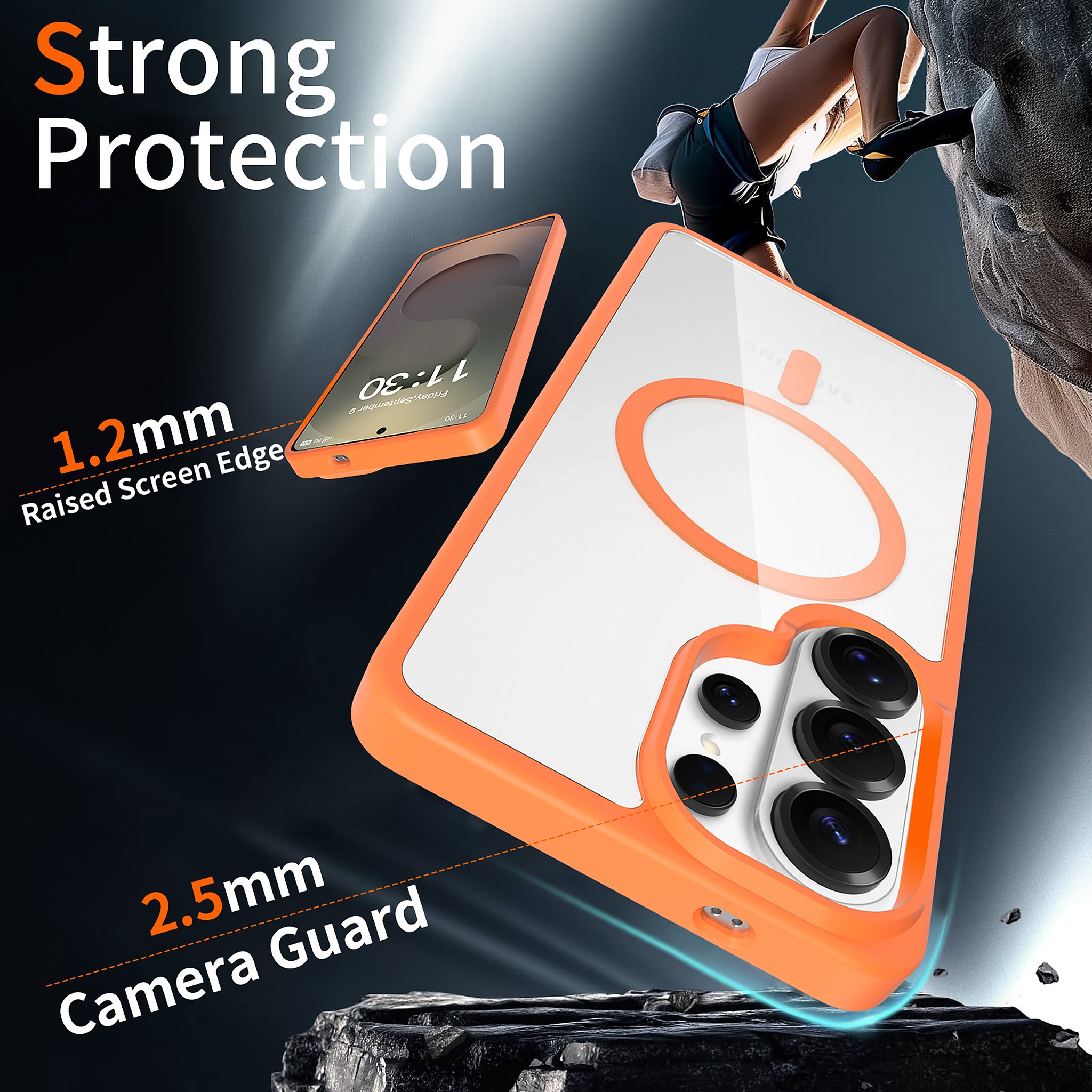 SendaFit Clear Two-in-One MagSafe Case for Galaxy S26 Ultra detail 1