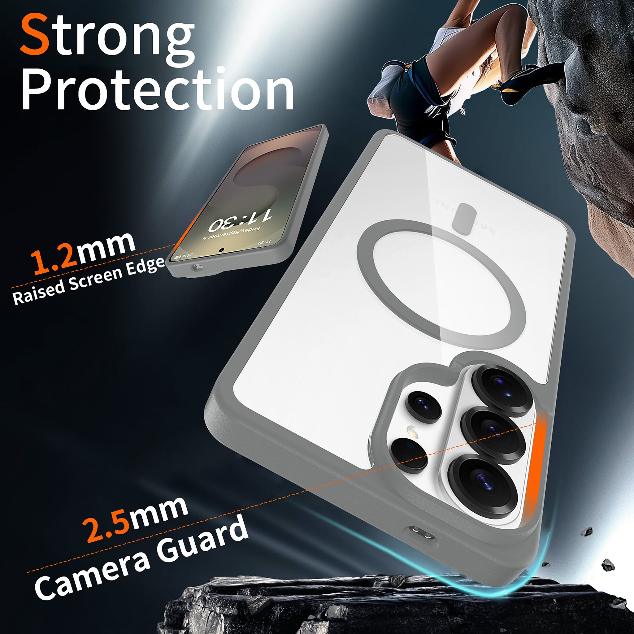 SendaFit Clear Two-in-One MagSafe Case for Galaxy S26 Ultra detail 2