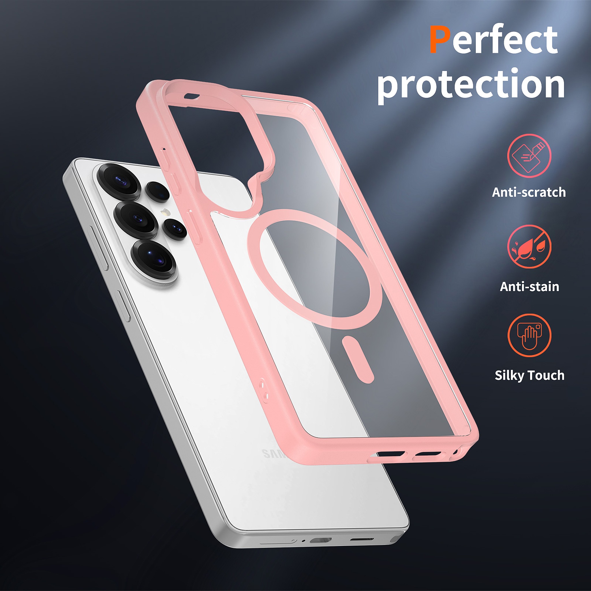 SendaFit Clear Two-in-One MagSafe Case for Galaxy S26 Ultra detail 20