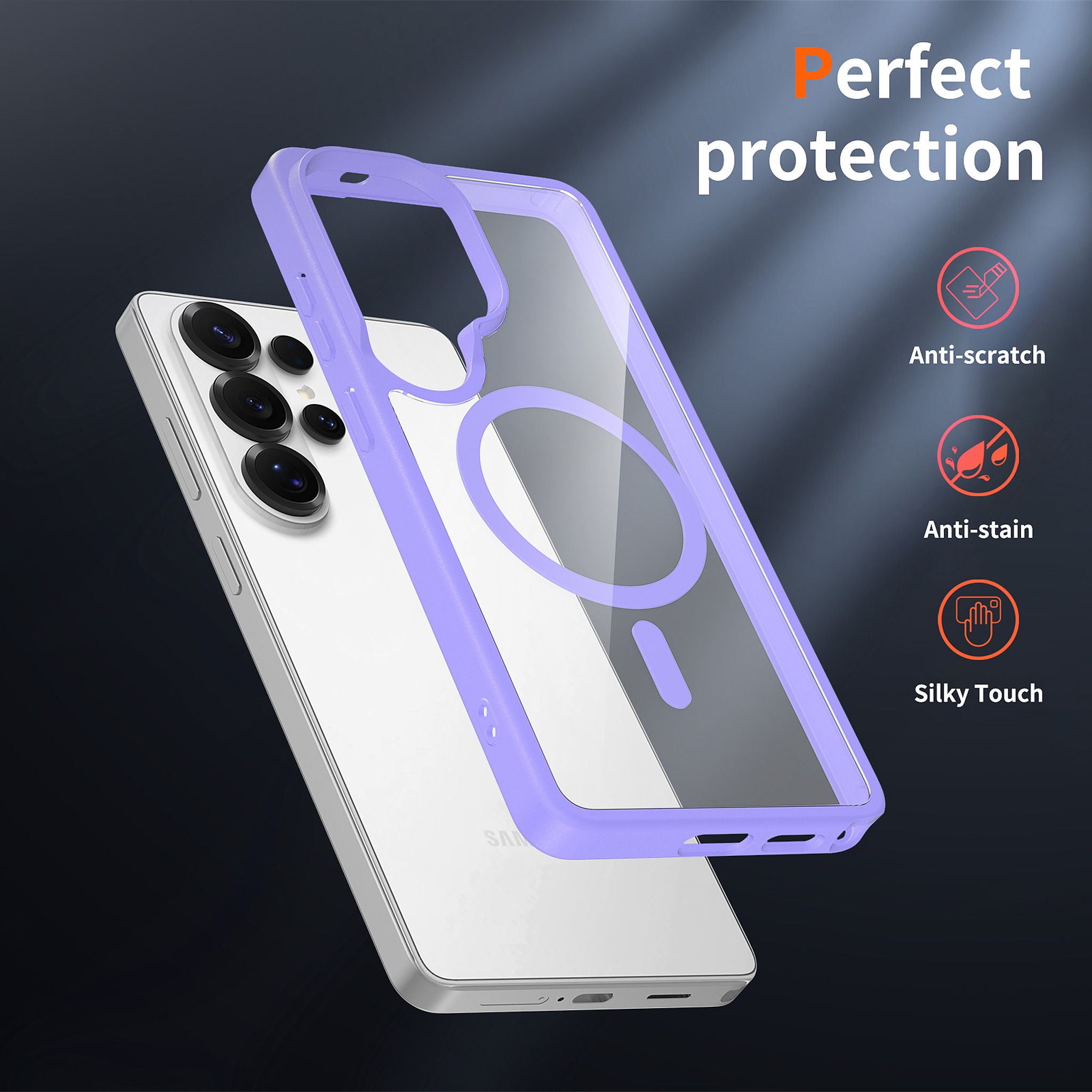 SendaFit Clear Two-in-One MagSafe Case for Galaxy S26 Ultra detail 21