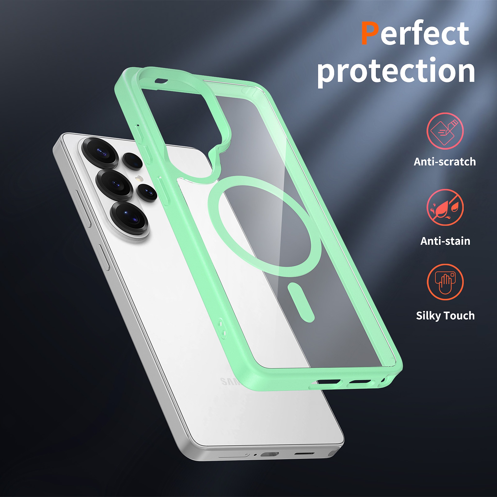 SendaFit Clear Two-in-One MagSafe Case for Galaxy S26 Ultra detail 22