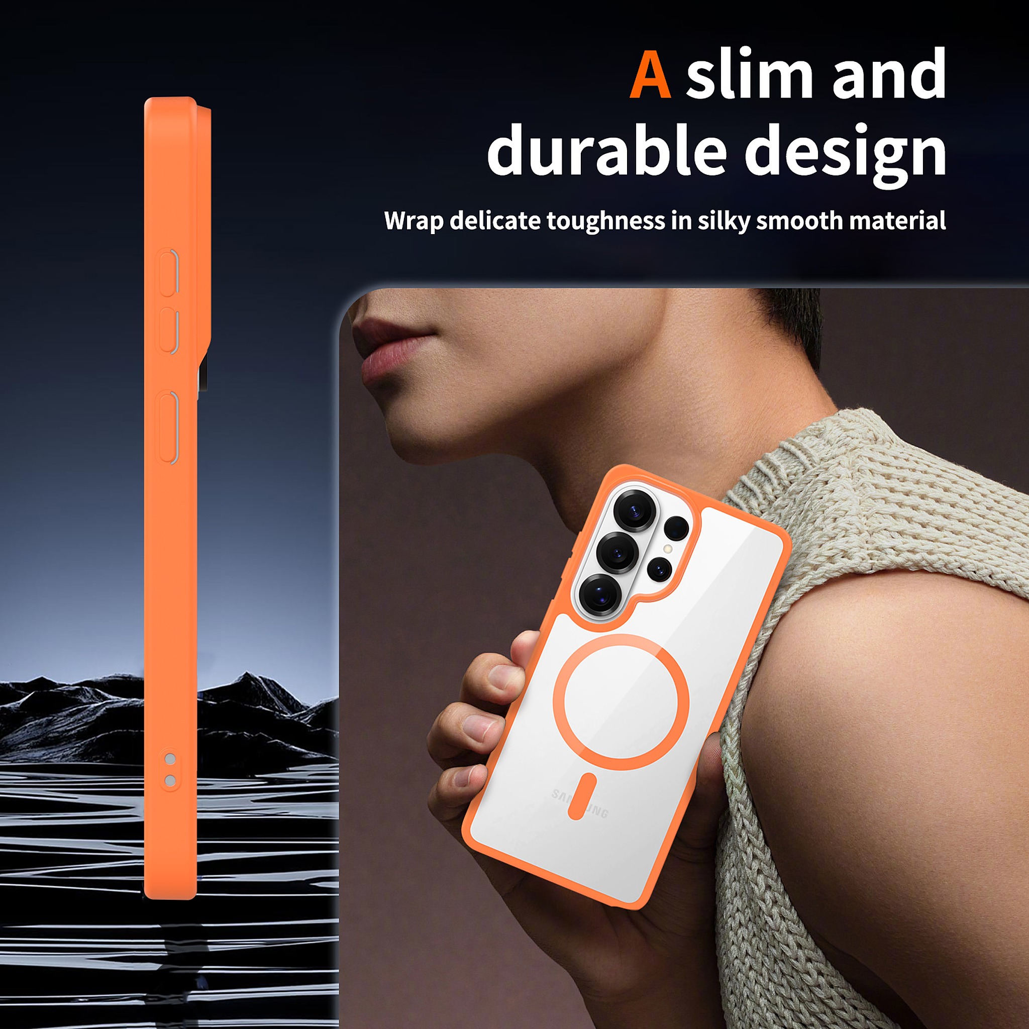 SendaFit Clear Two-in-One MagSafe Case for Galaxy S26 Ultra detail 25