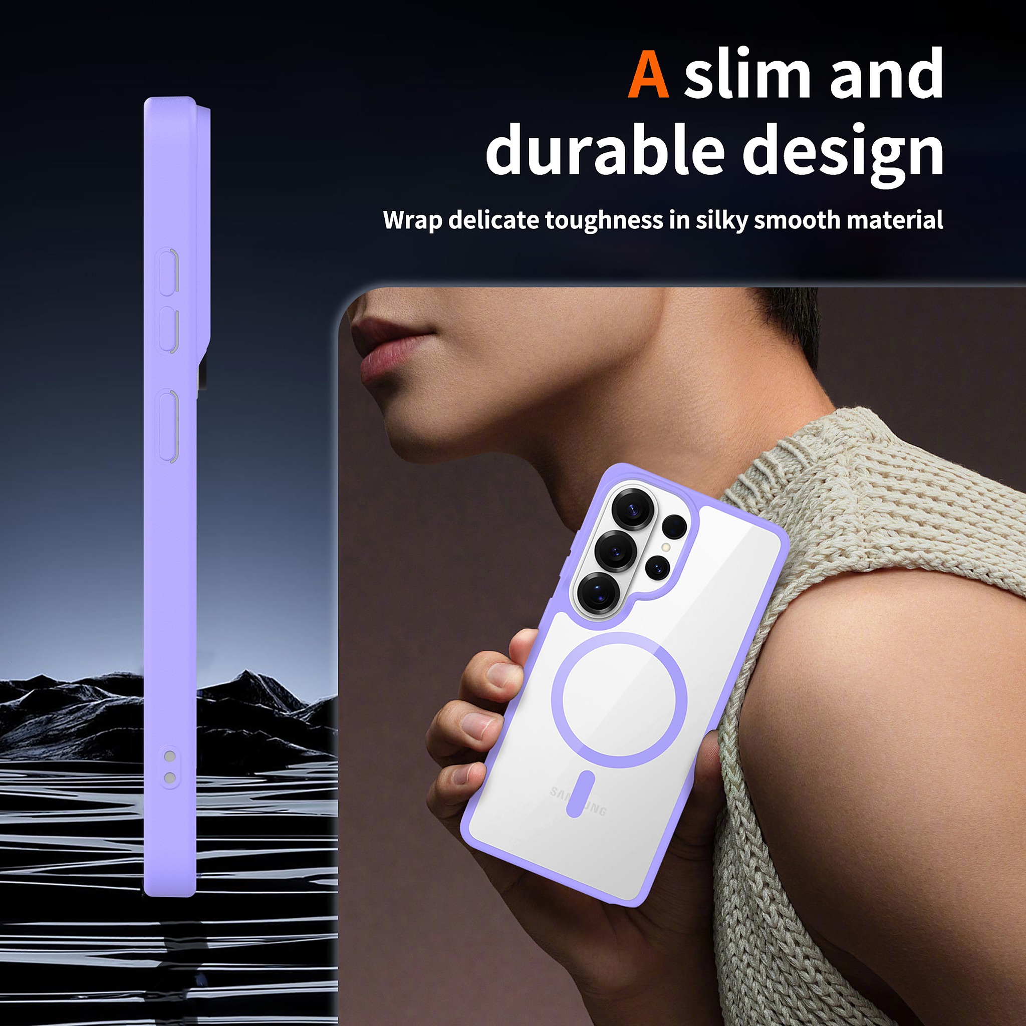 SendaFit Clear Two-in-One MagSafe Case for Galaxy S26 Ultra detail 29