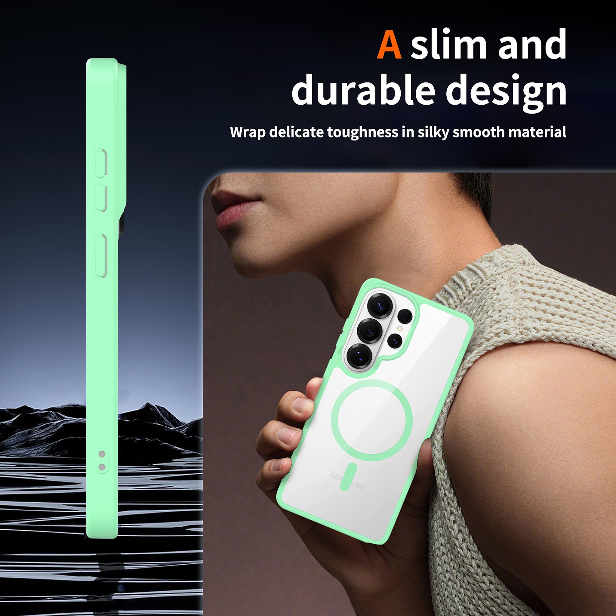 SendaFit Clear Two-in-One MagSafe Case for Galaxy S26 Ultra detail 30