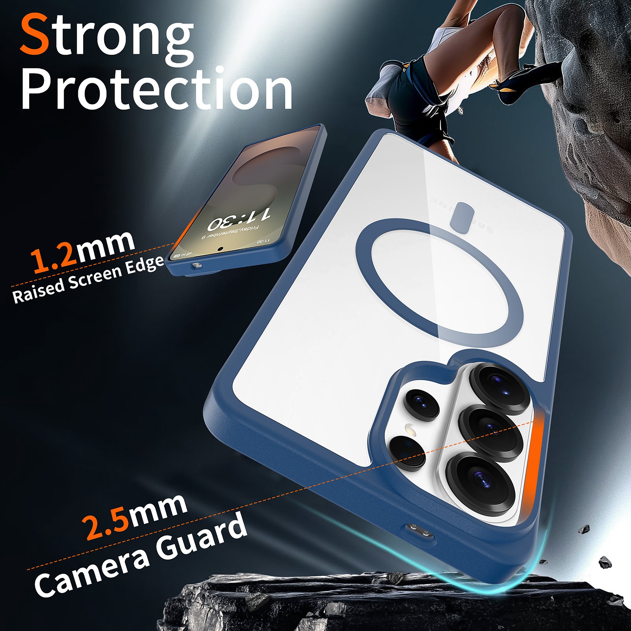 SendaFit Clear Two-in-One MagSafe Case for Galaxy S26 Ultra detail 7