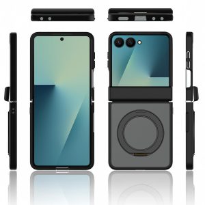 SendaFit Matte Skin-Feel Two-in-One 360° Stand Flip-Fold with Side Cover Case for Galaxy Z Flip 8