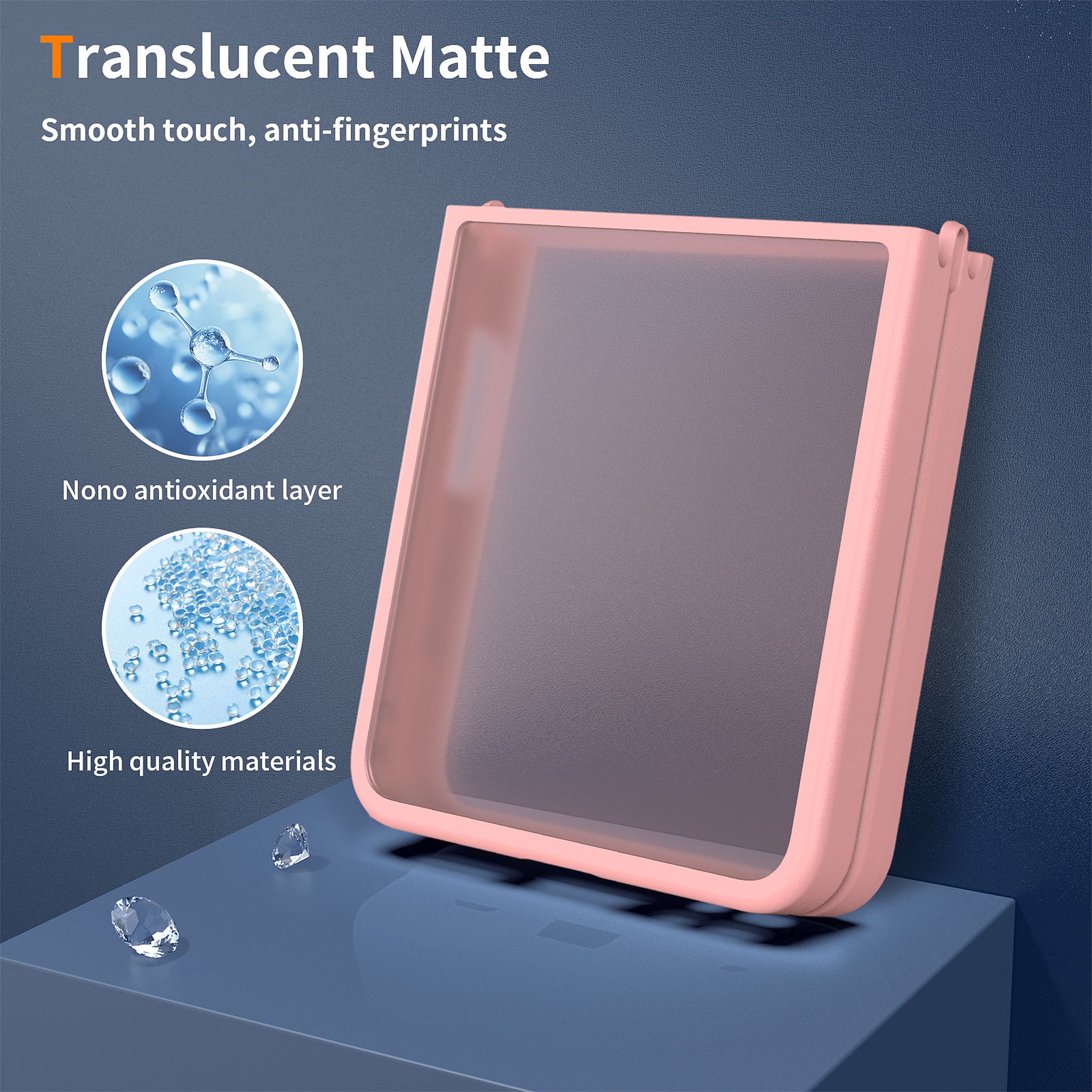 SendaFit Matte Skin-Feel Two-in-One Flip-Fold Case for Galaxy Z Flip 8 detail 15
