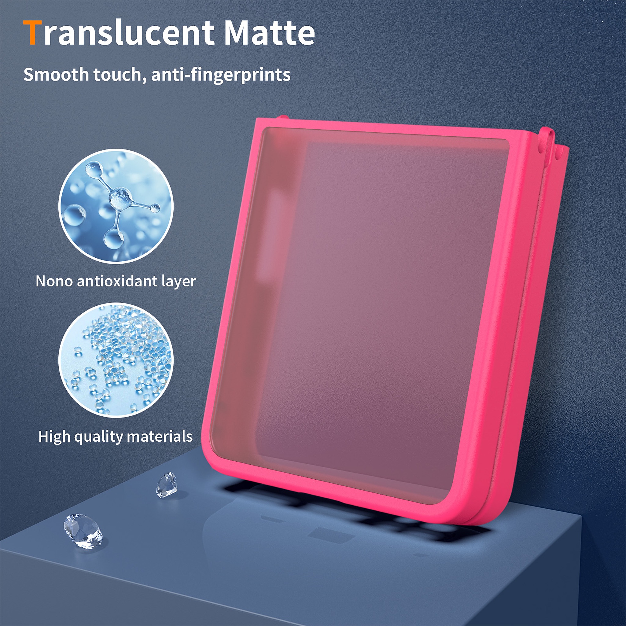 SendaFit Matte Skin-Feel Two-in-One Flip-Fold Case for Galaxy Z Flip 8 detail 27