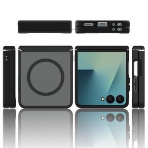 SendaFit Matte Skin-Feel Flip-Fold with Side Cover MagSafe Case for Galaxy Z Flip 8