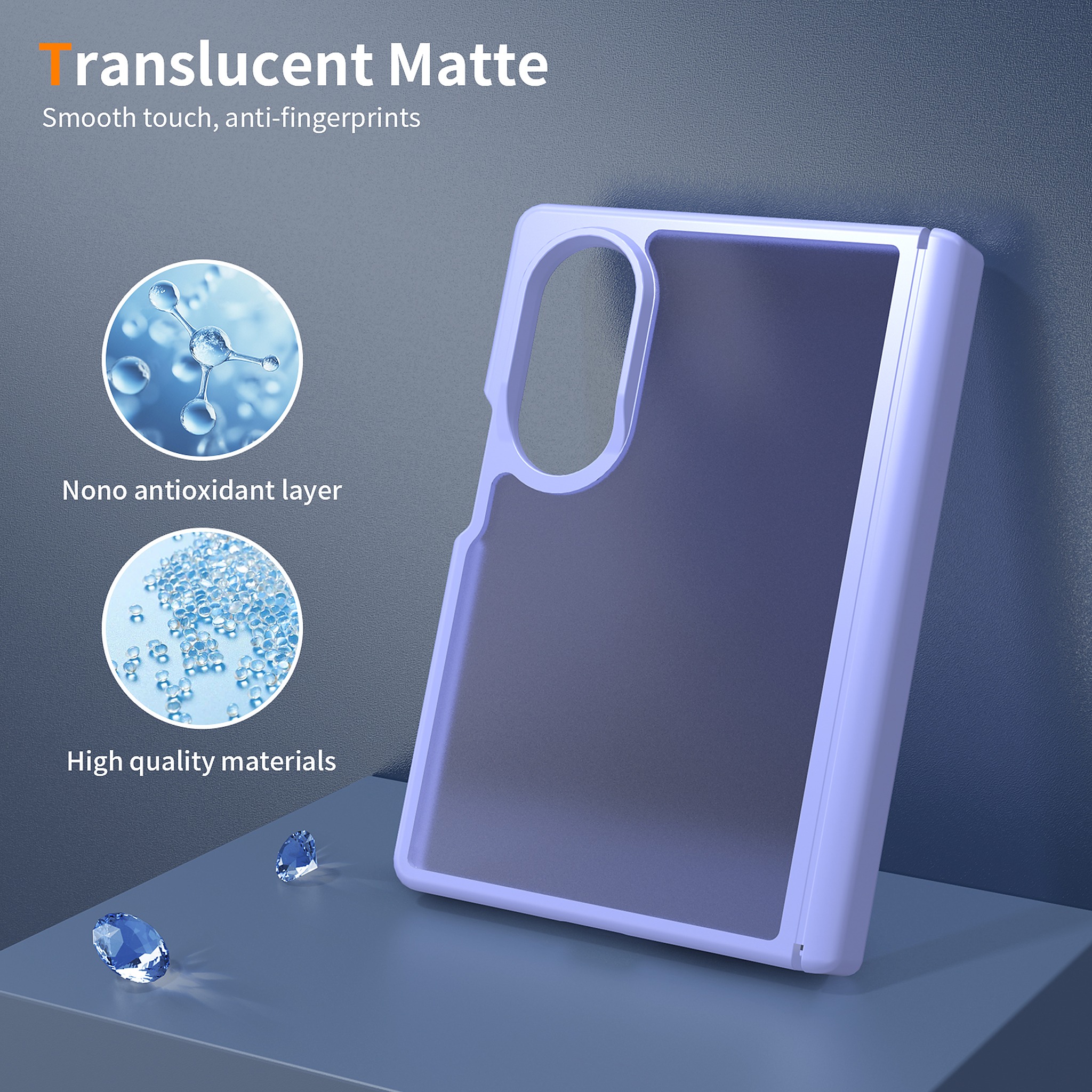 SendaFit Matte Skin-Feel Two-in-One Fold-Open No Front Frame Case for Galaxy Z Fold 8 detail 15