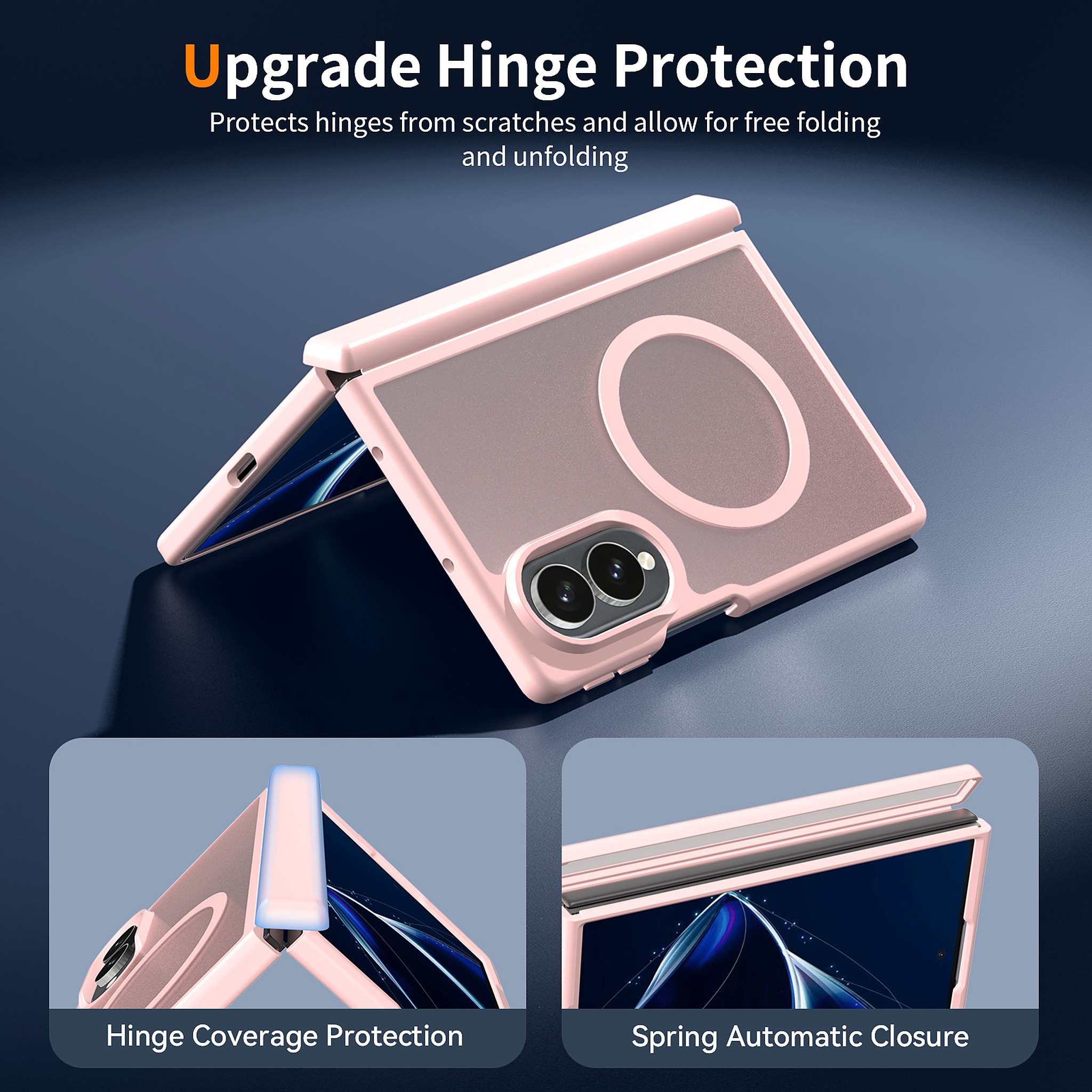 SendaFit Matte Skin-Feel Two-in-One Fold-Open with Side Cover MagSafe Case for Galaxy Z Fold 8 detail 20
