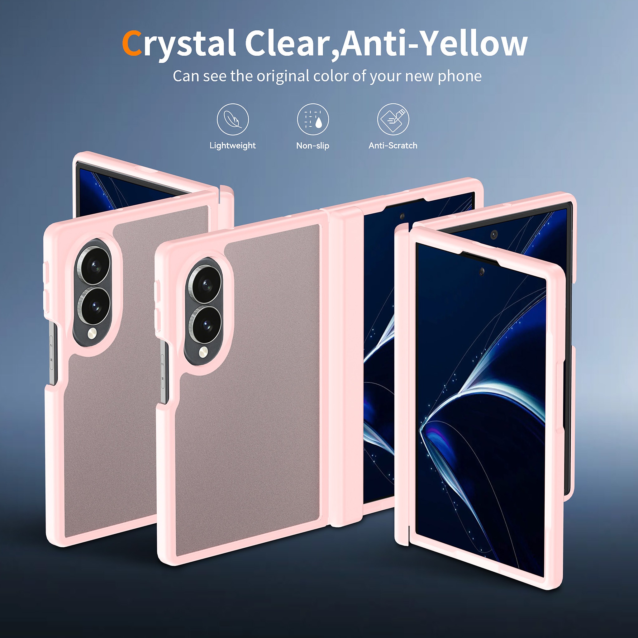 SendaFit Matte Skin-Feel Two-in-One Fold-Open with Side Cover Case for Galaxy Z Fold 8 detail 12