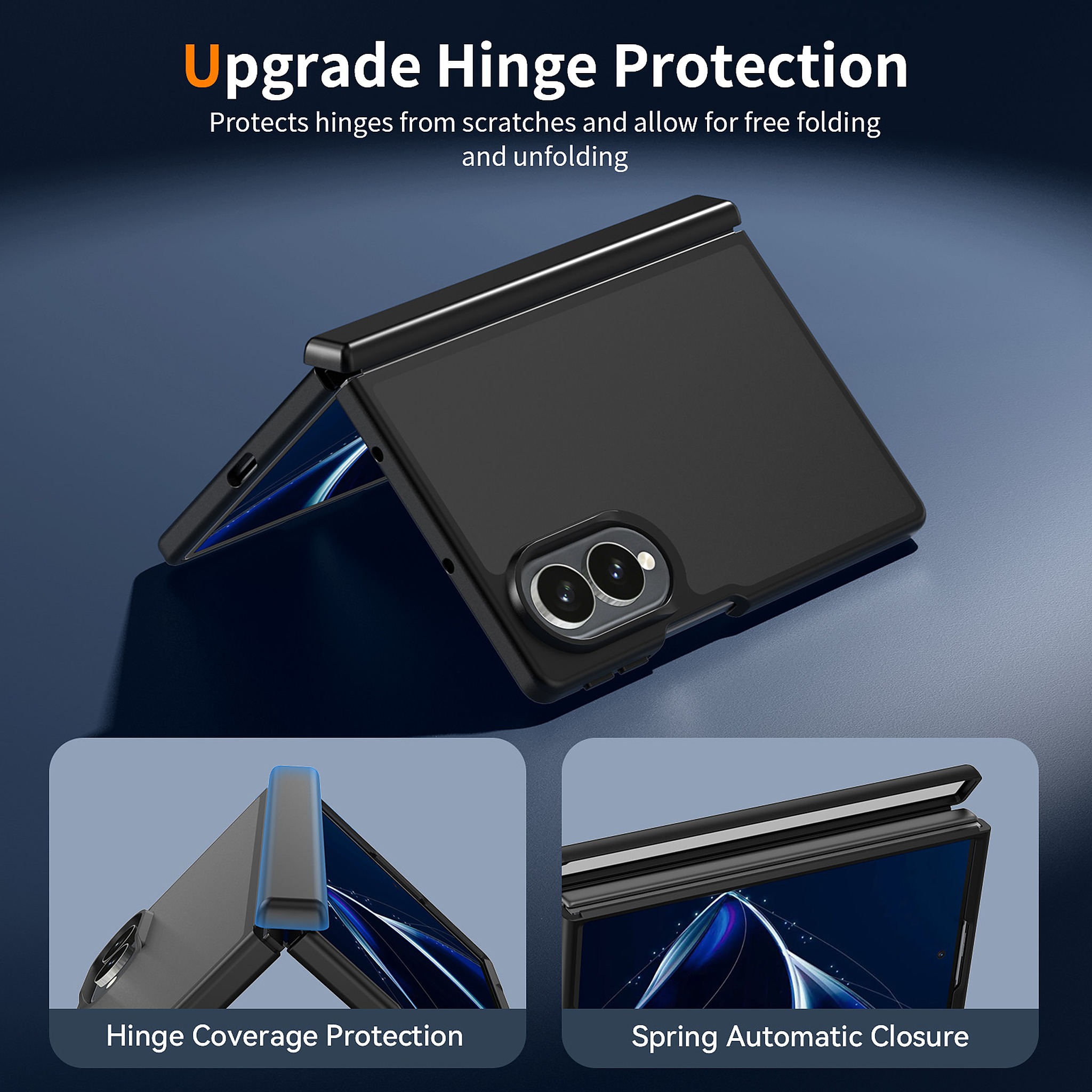 SendaFit Matte Skin-Feel Two-in-One Fold-Open with Side Cover Case for Galaxy Z Fold 8 detail 19