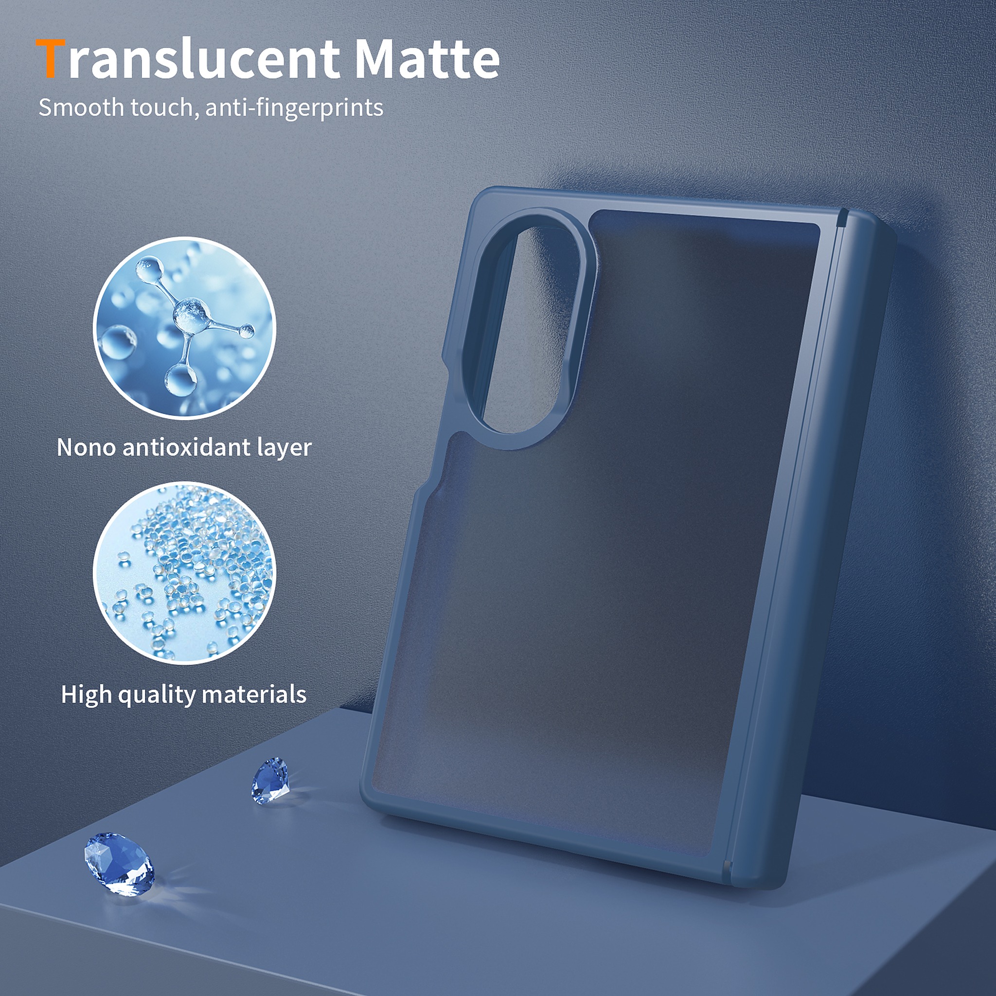 SendaFit Matte Skin-Feel Two-in-One Fold-Open with Side Cover Case for Galaxy Z Fold 8 detail 6