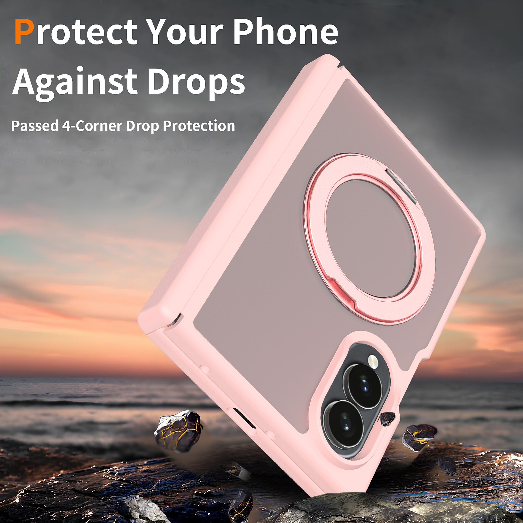 SendaFit Matte Skin-Feel 360° Stand Fold-Open with Side Cover Case for Galaxy Z Fold 8 detail 10