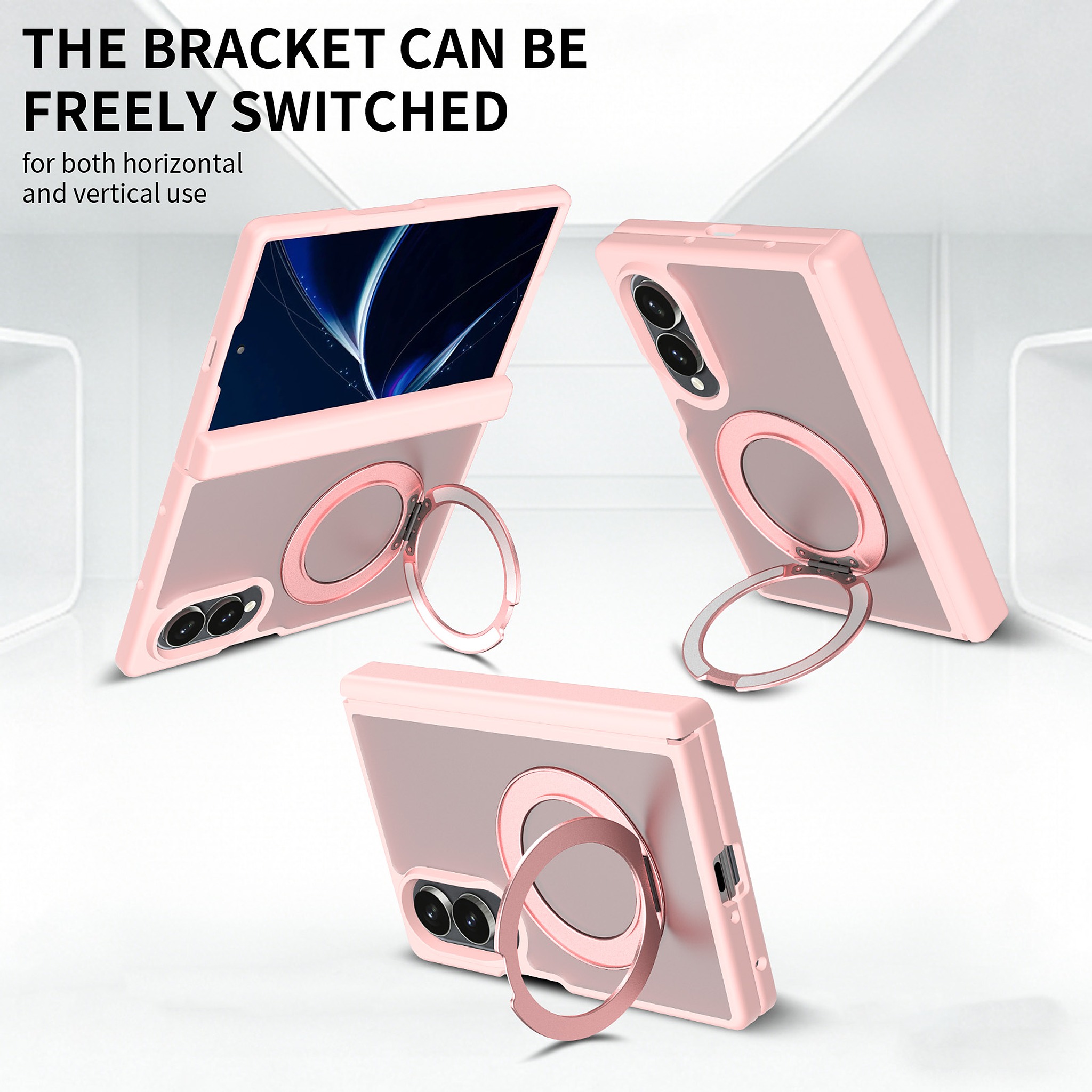 SendaFit Matte Skin-Feel 360° Stand Fold-Open with Side Cover Case for Galaxy Z Fold 8 detail 13