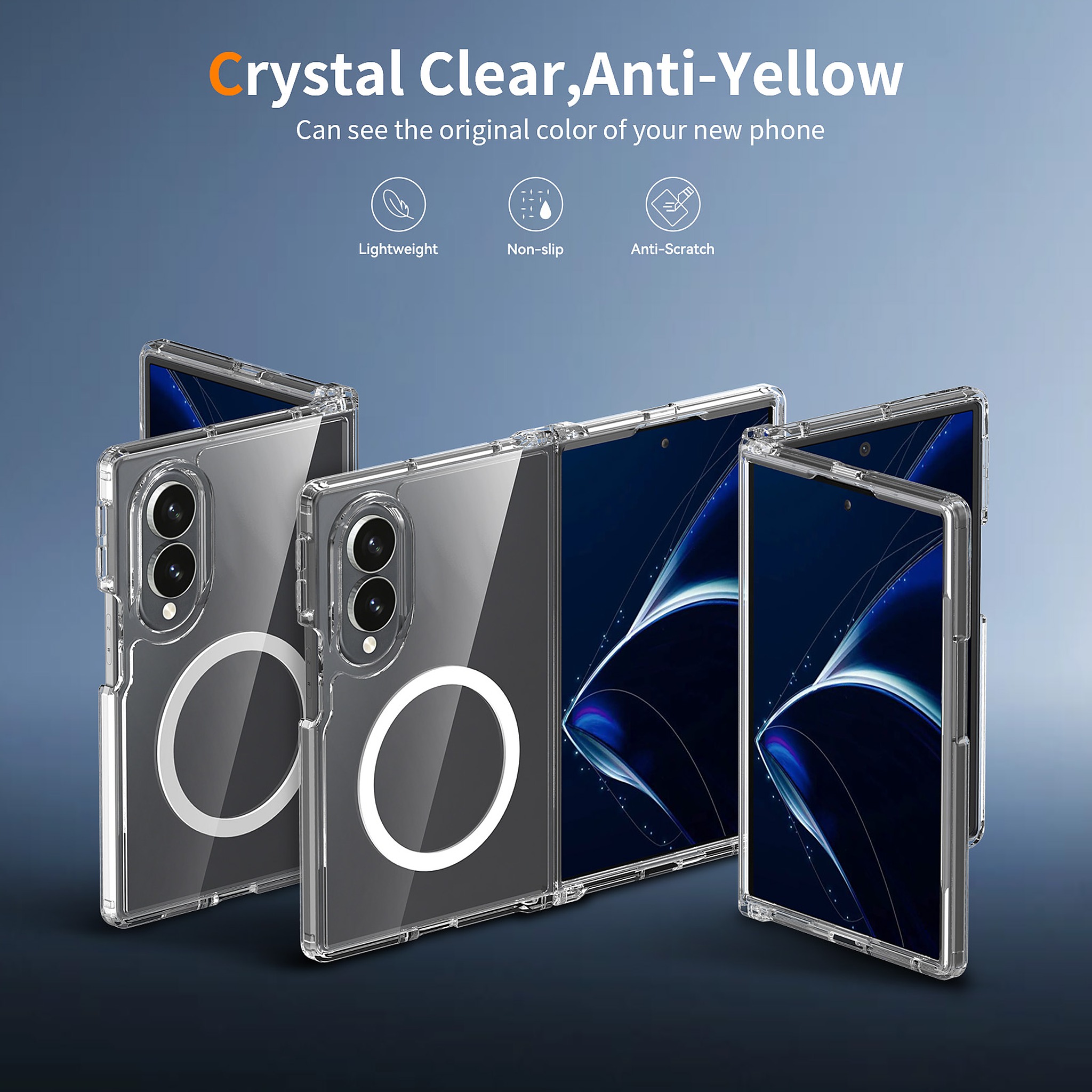 SendaFit 2.0mm Anti-Scratch Fold-Open MagSafe Case for Galaxy Z Fold 8 detail 1