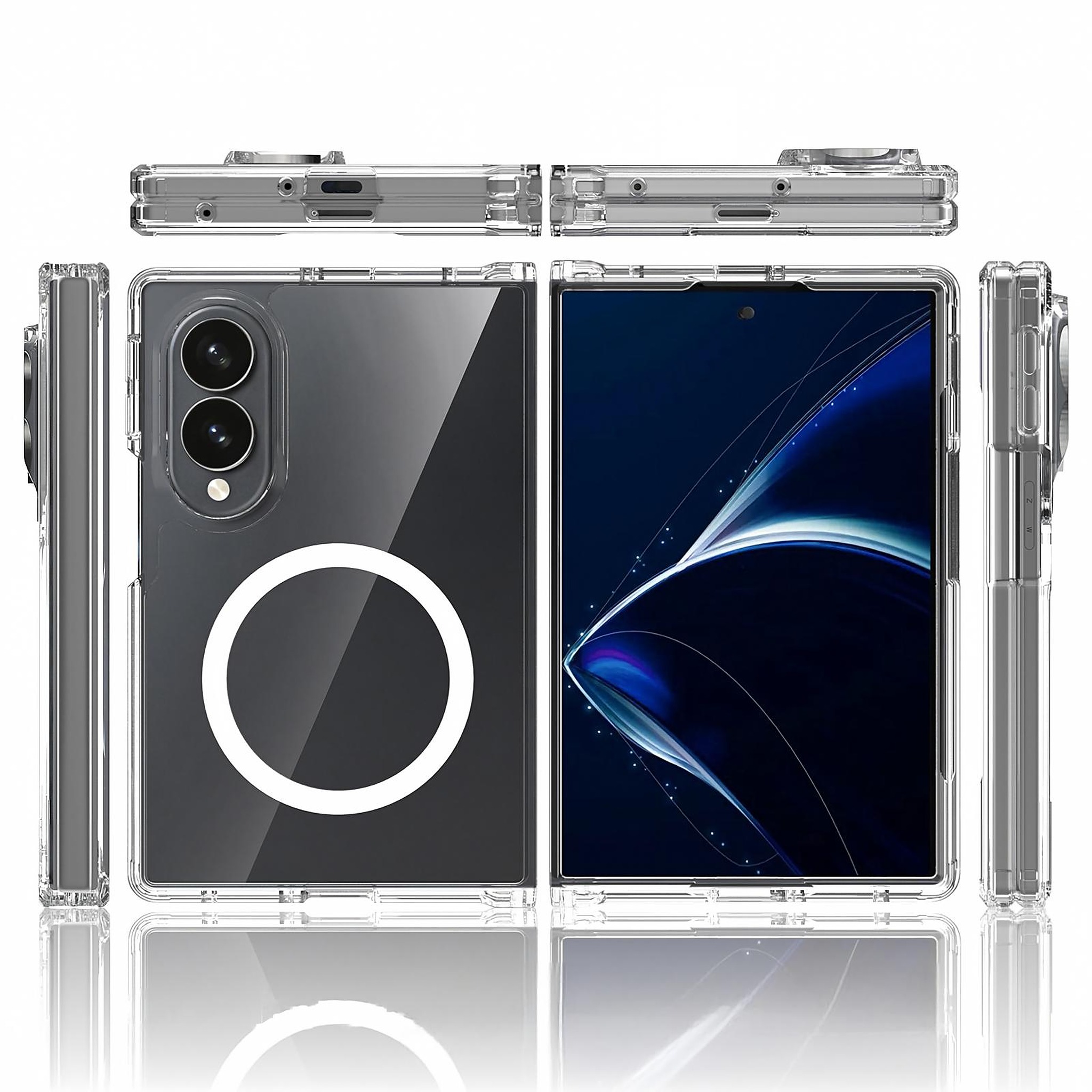 SendaFit 2.0mm Anti-Scratch Fold-Open MagSafe Case for Galaxy Z Fold 8