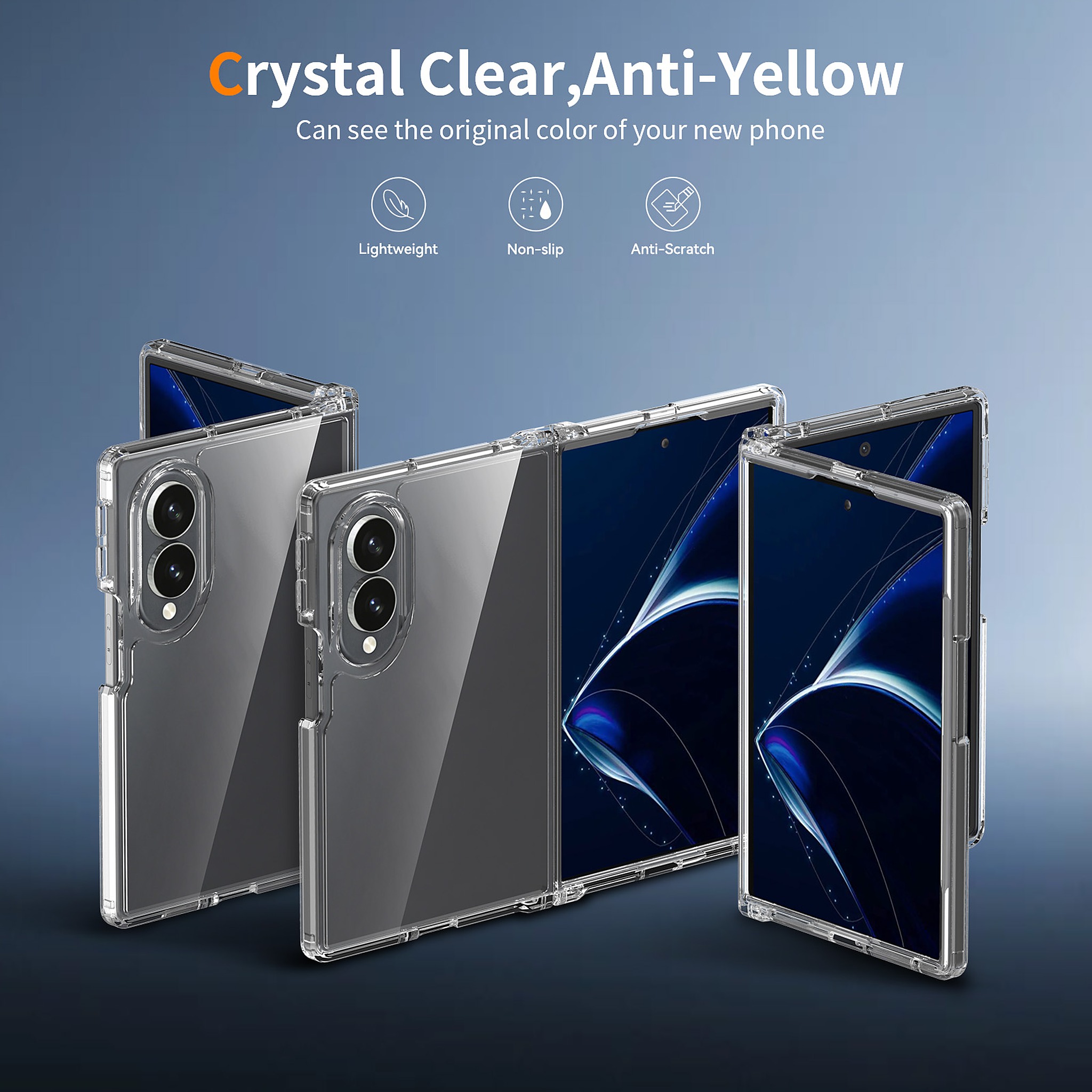 SendaFit 2.0mm Anti-Scratch Fold-Open Case for Galaxy Z Fold 8 detail 1