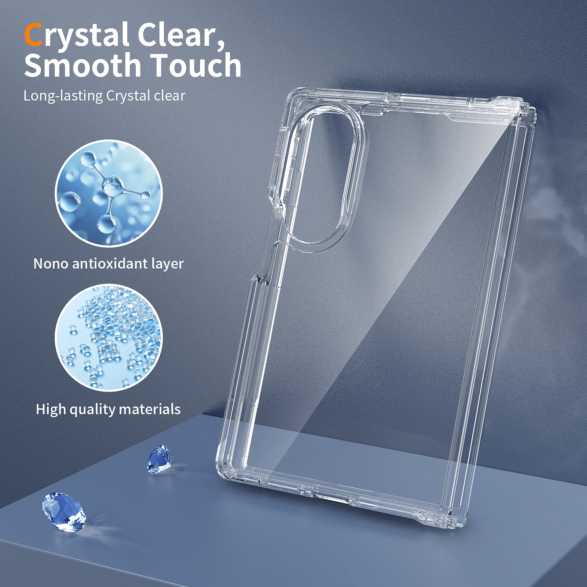 SendaFit 2.0mm Anti-Scratch Fold-Open Case for Galaxy Z Fold 8 detail 3