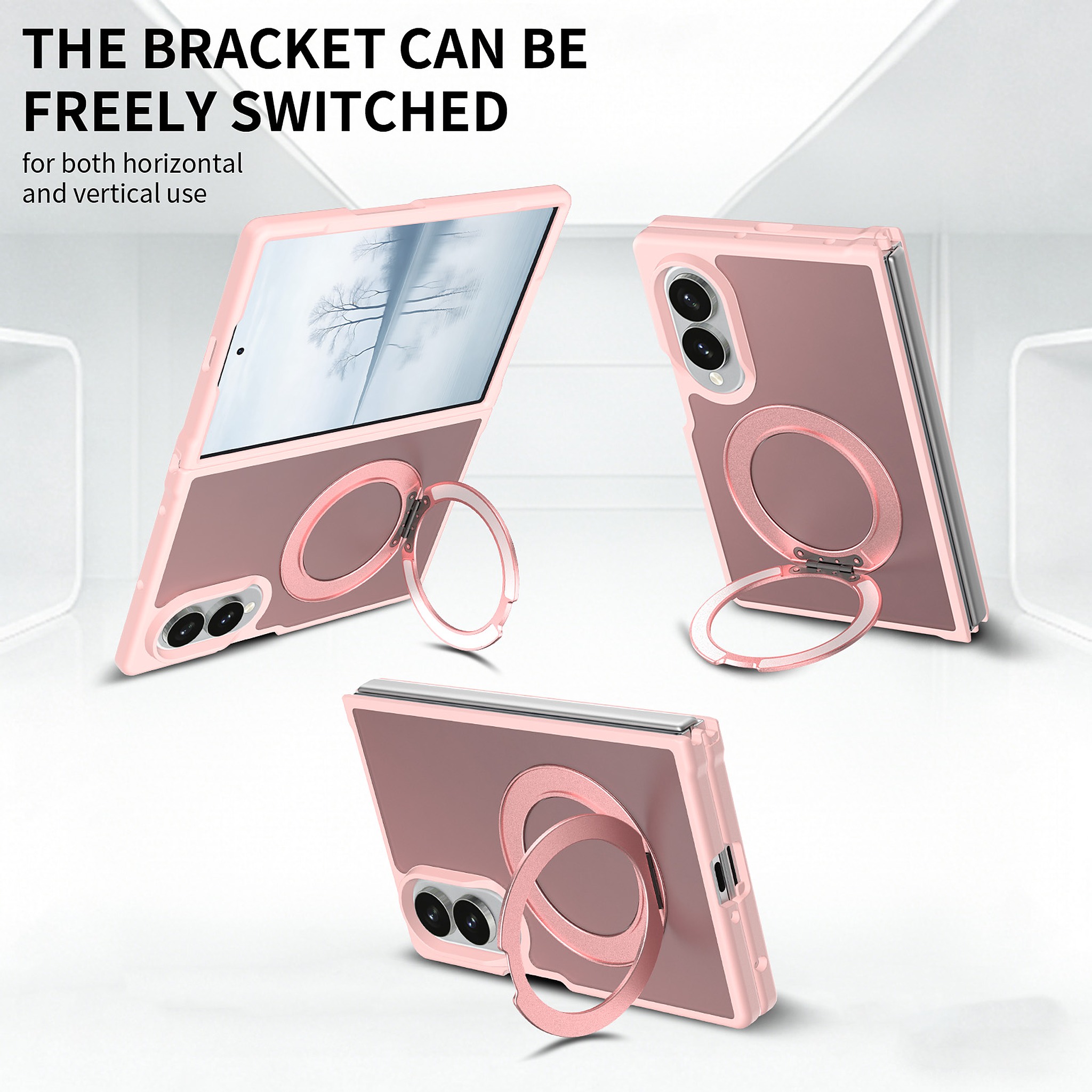 SendaFit Matte Skin-Feel 360° Stand Fold-Open Case for Galaxy Z Fold 8 detail 30