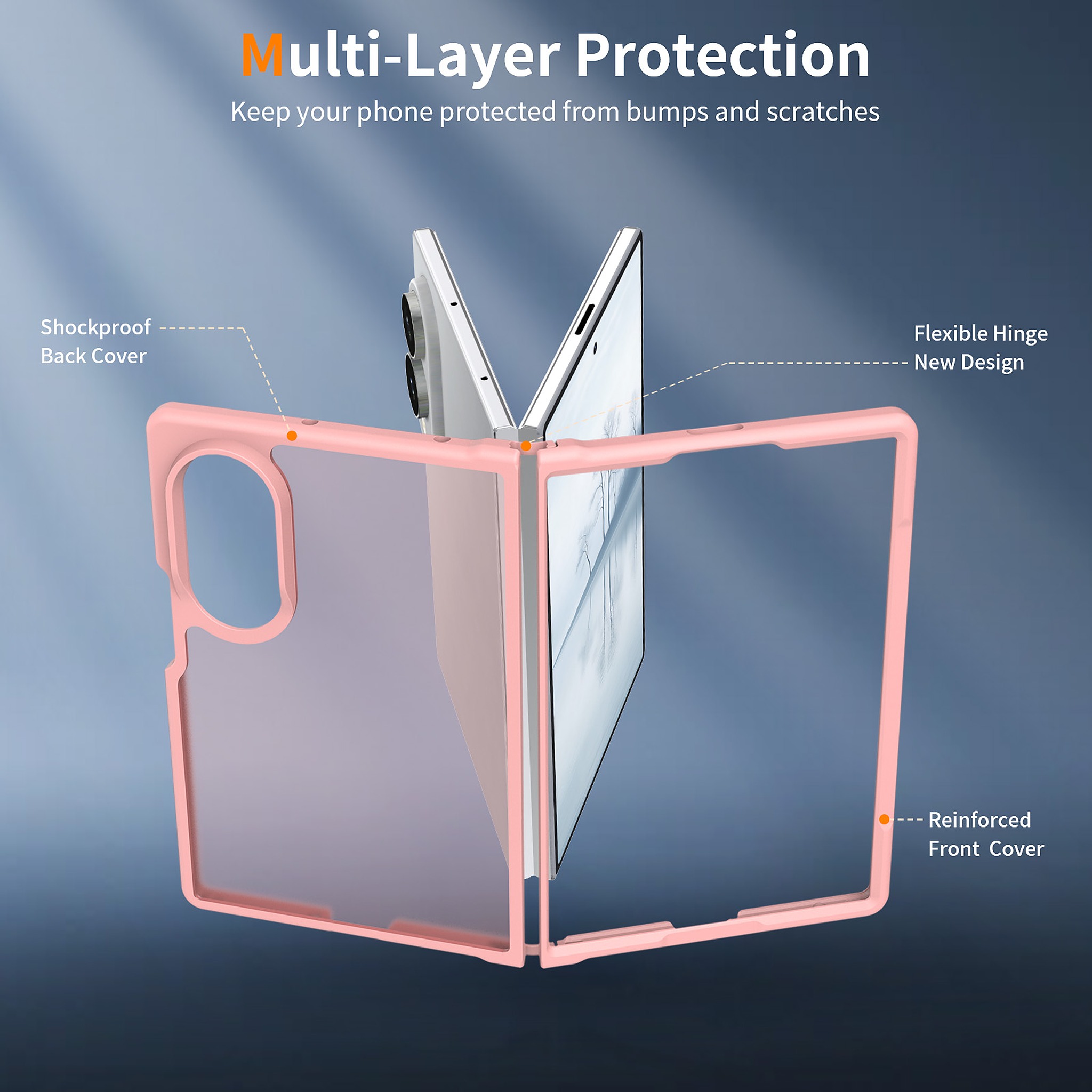 SendaFit Matte Skin-Feel Two-in-One Fold-Open Case for Galaxy Z Fold 8 detail 18
