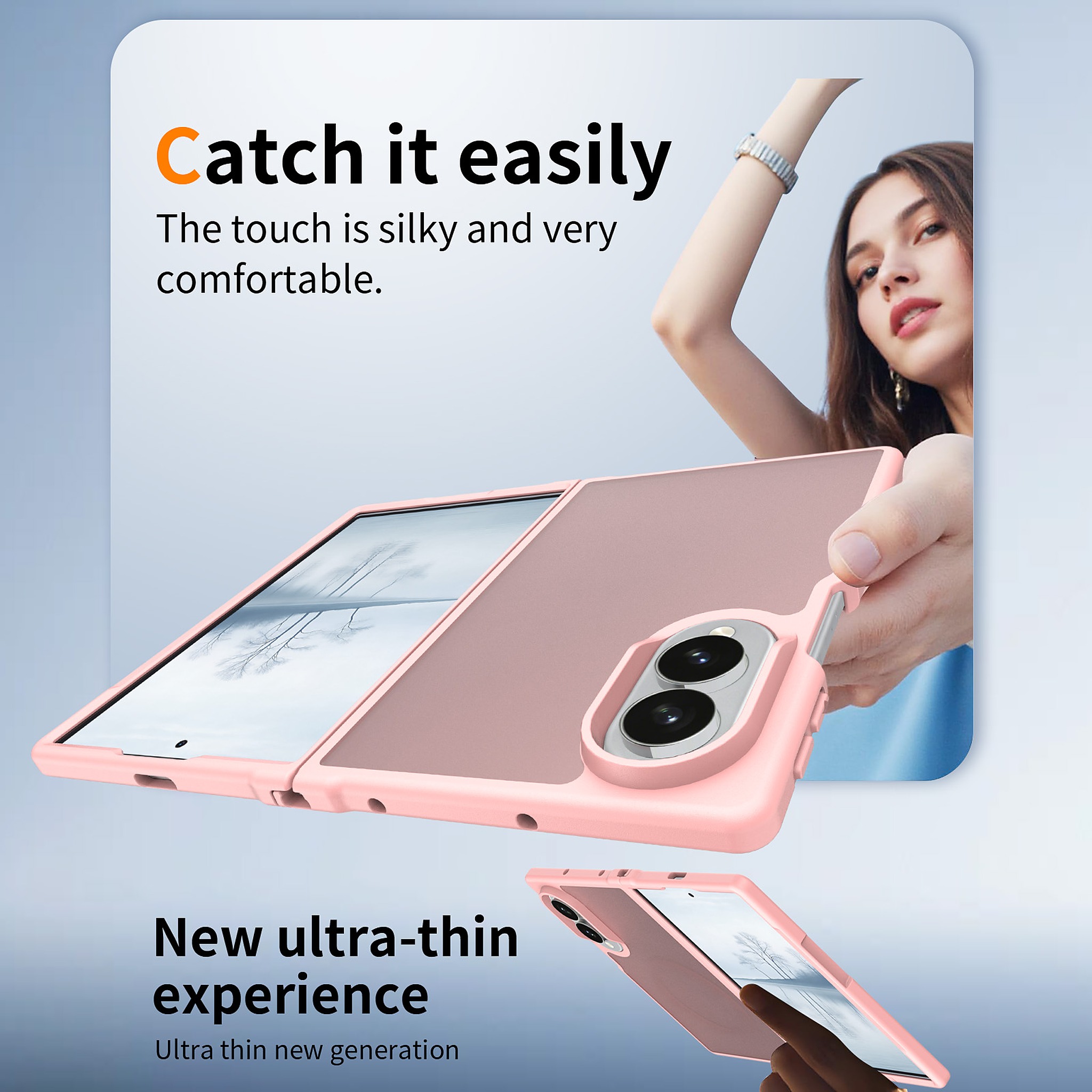 SendaFit Matte Skin-Feel Two-in-One Fold-Open Case for Galaxy Z Fold 8 detail 20
