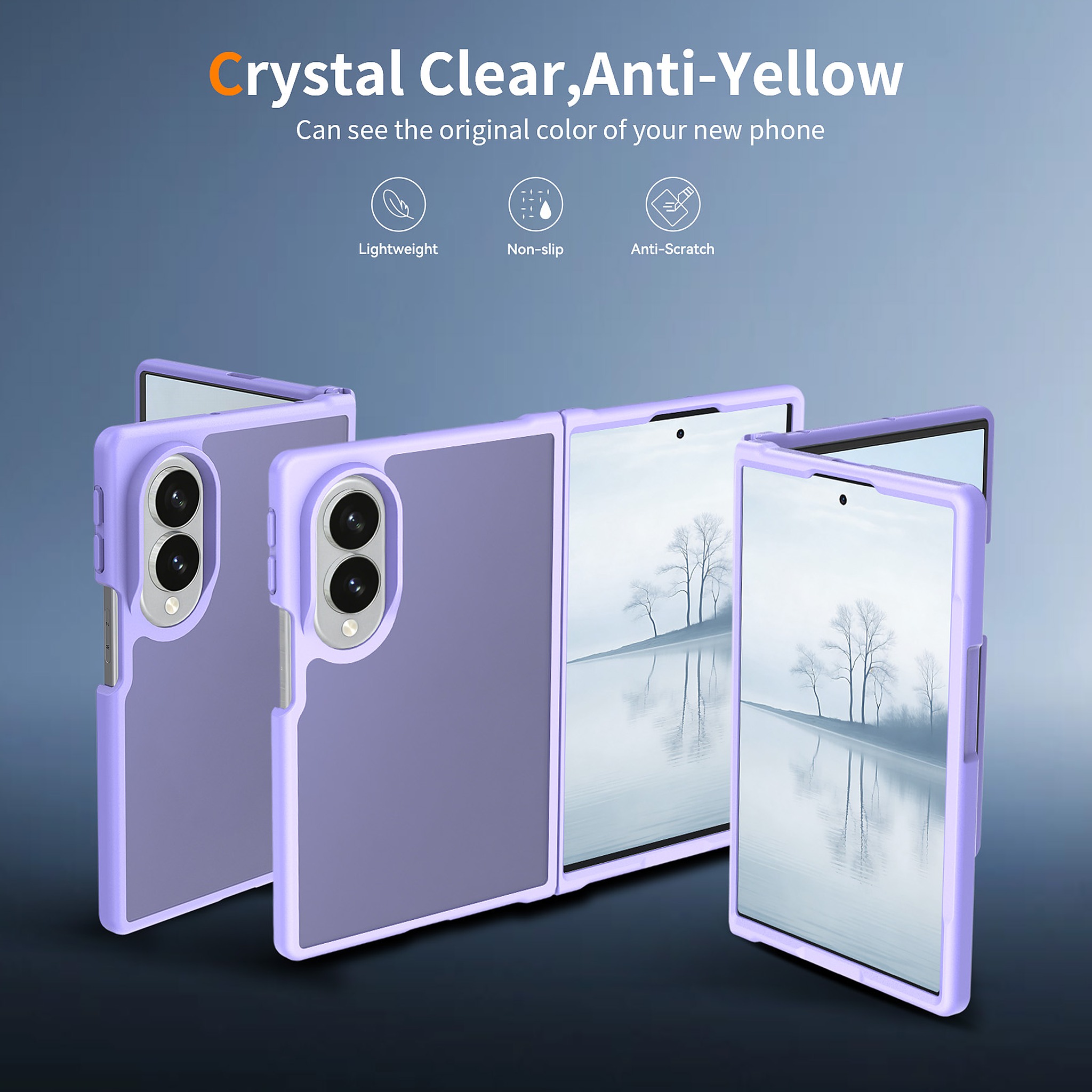 SendaFit Matte Skin-Feel Two-in-One Fold-Open Case for Galaxy Z Fold 8 detail 21