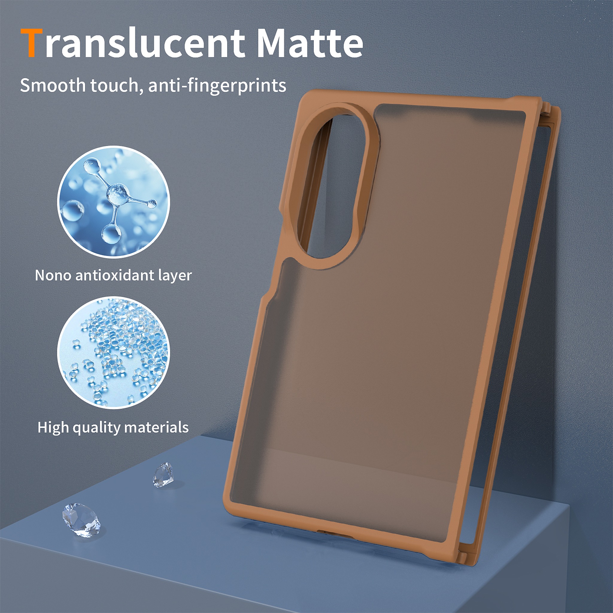 SendaFit Matte Skin-Feel Two-in-One Fold-Open Case for Galaxy Z Fold 8 detail 3