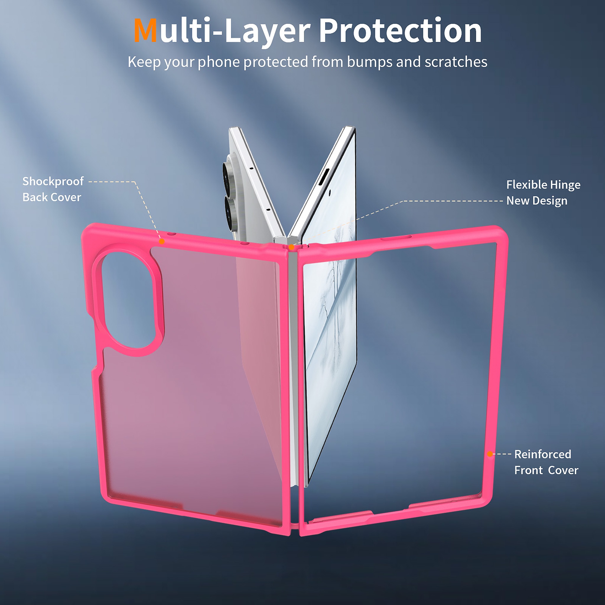 SendaFit Matte Skin-Feel Two-in-One Fold-Open Case for Galaxy Z Fold 8 detail 34