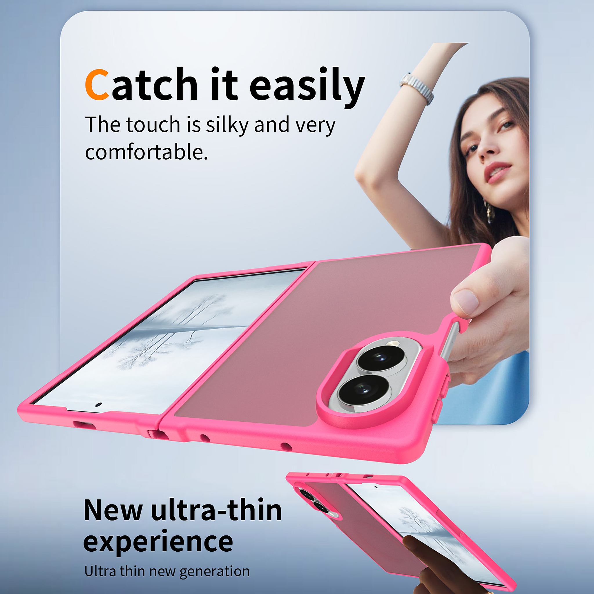 SendaFit Matte Skin-Feel Two-in-One Fold-Open Case for Galaxy Z Fold 8 detail 36