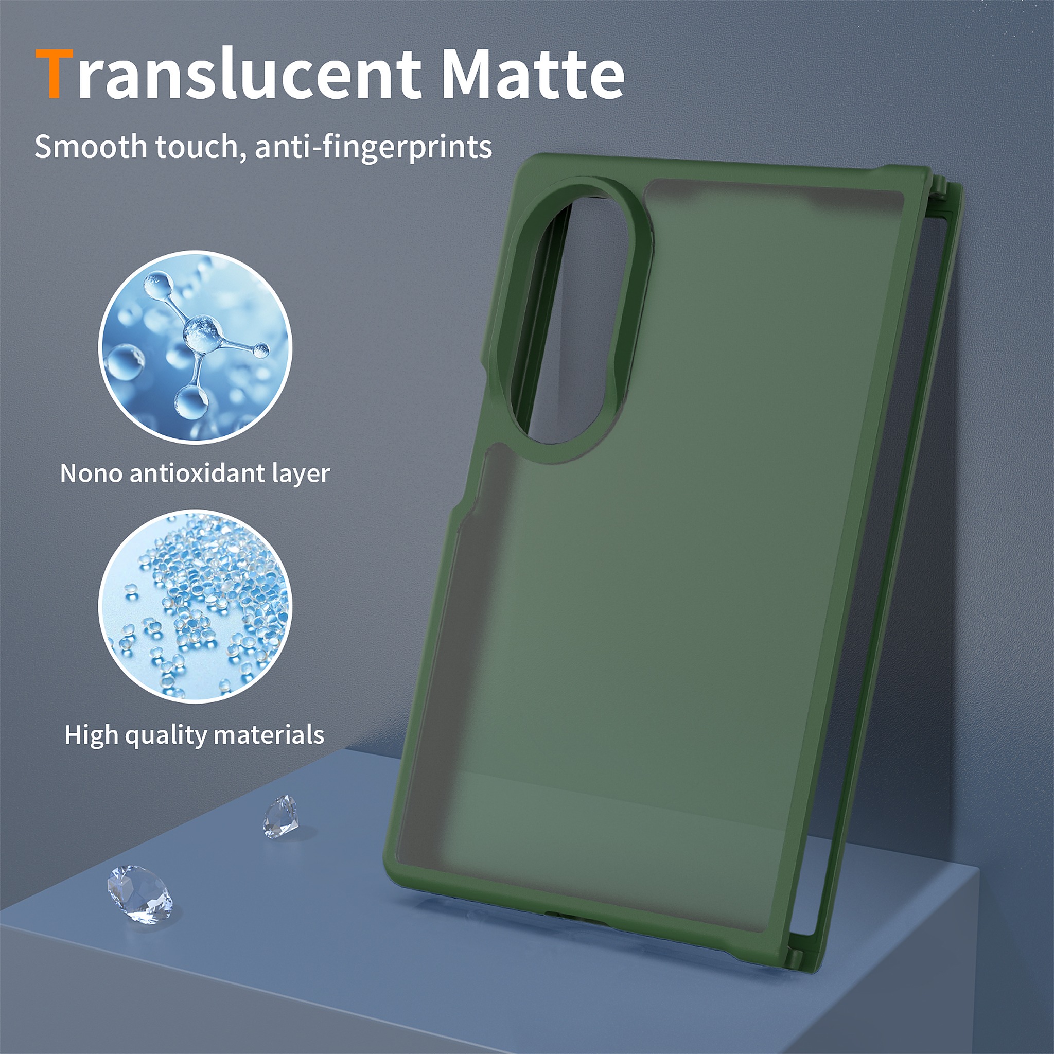 SendaFit Matte Skin-Feel Two-in-One Fold-Open Case for Galaxy Z Fold 8 detail 7