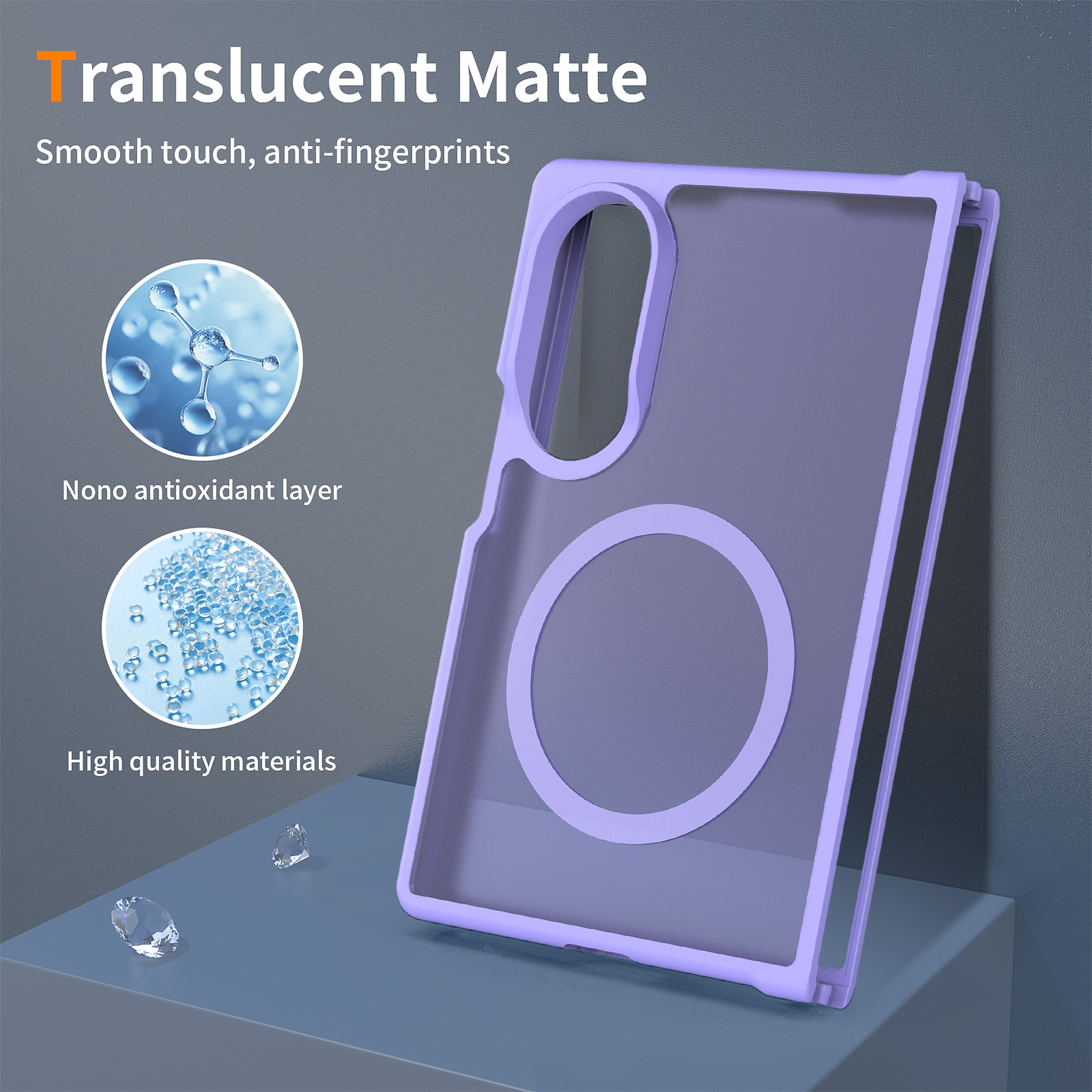 SendaFit Matte Skin-Feel Two-in-One Fold-Open MagSafe Case for Galaxy Z Fold 8 detail 28