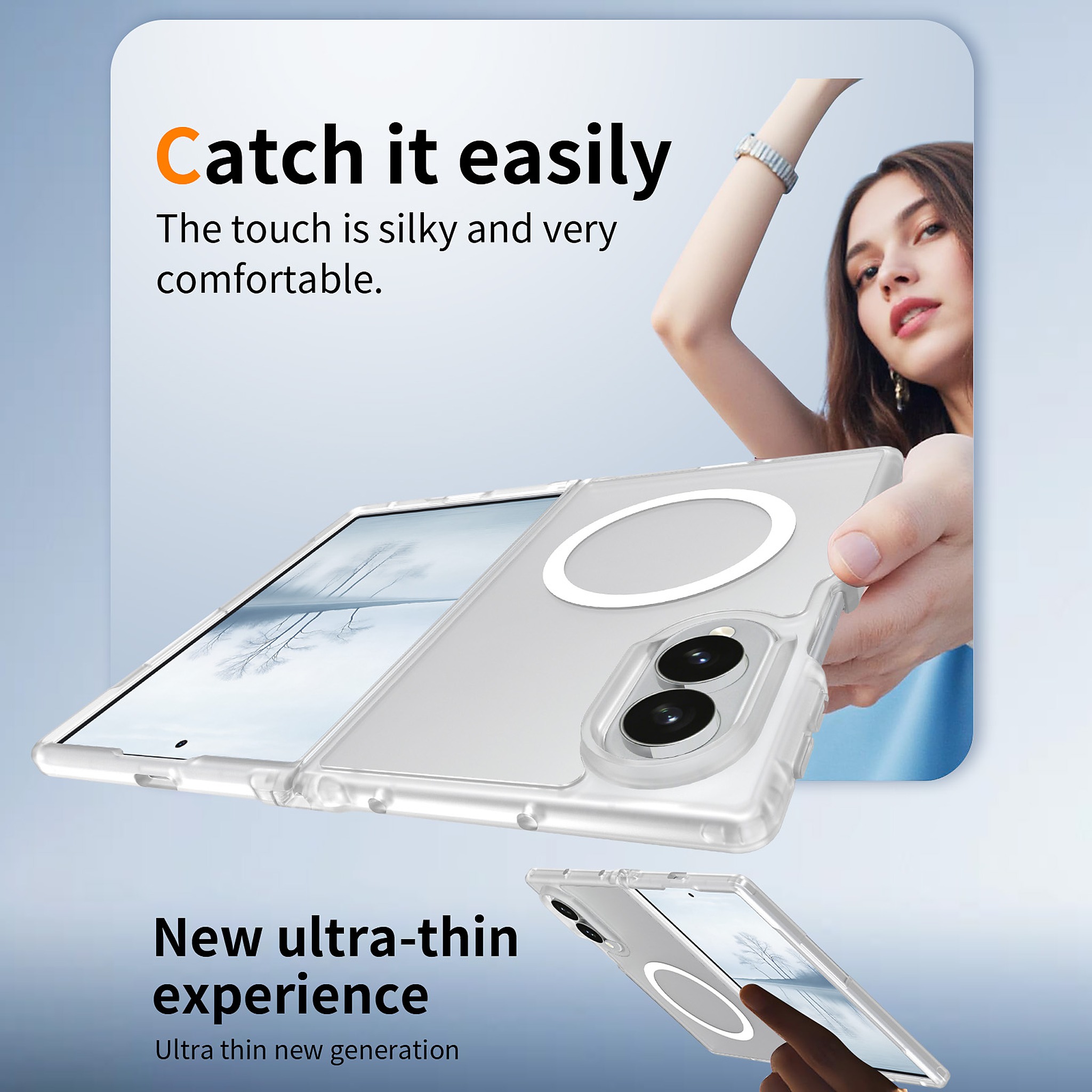 SendaFit Matte Skin-Feel Two-in-One Fold-Open MagSafe Case for Galaxy Z Fold 8 detail 49