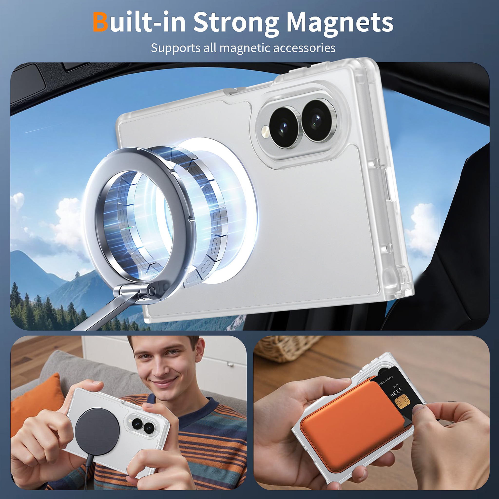 SendaFit Matte Skin-Feel Two-in-One Fold-Open MagSafe Case for Galaxy Z Fold 8 detail 50
