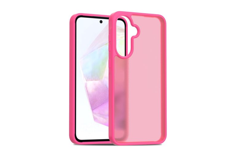 Rose red phone case on white background - SendaFit UK import guide
