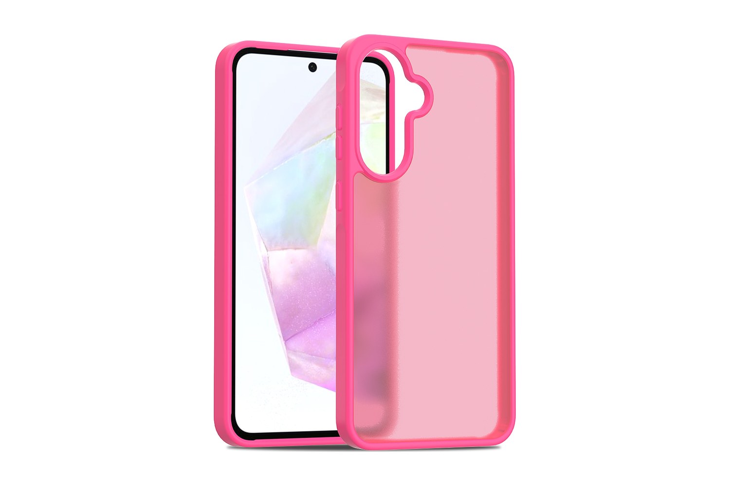 Rose red phone case on white background - SendaFit UK import guide