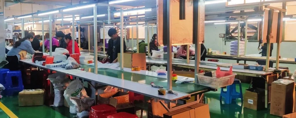 Production lines in operation at our manufacturing partner production base