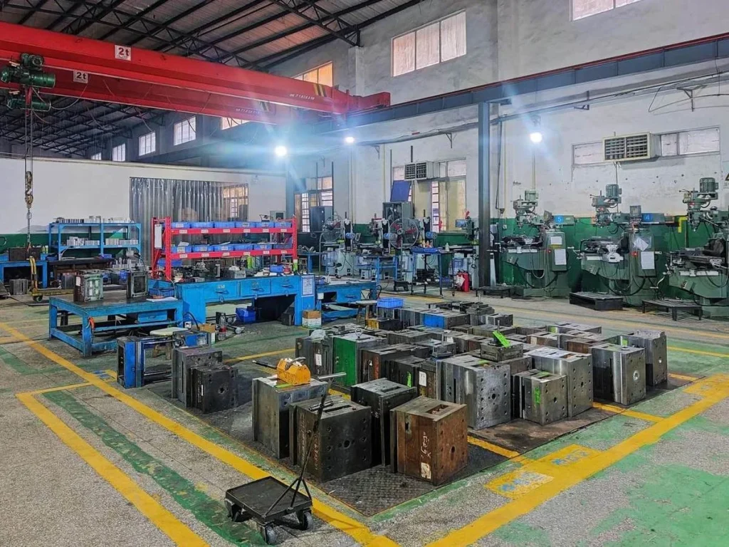 Mould and tooling zone at our manufacturing partner production base
