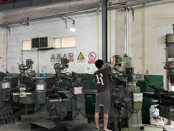 CNC machining centre shaping precision moulds